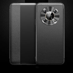 Funda de Cuero Cartera con Soporte Carcasa QK1 para Huawei Honor Magic4 Lite 5G Negro