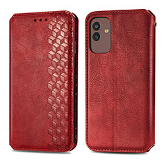 Funda de Cuero Cartera con Soporte Carcasa S01D para Samsung Galaxy M13 5G Rojo