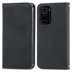 Funda de Cuero Cartera con Soporte Carcasa S04D para Xiaomi Mi 11X Pro 5G Negro