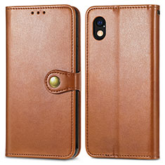 Funda de Cuero Cartera con Soporte Carcasa S05D para Sony Xperia Ace III Marron