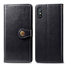 Funda de Cuero Cartera con Soporte Carcasa S05D para Xiaomi Redmi 9AT Negro