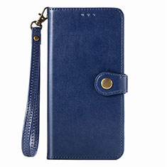 Funda de Cuero Cartera con Soporte Carcasa S06D para Samsung Galaxy M80S Azul