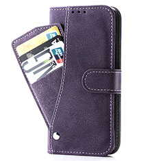 Funda de Cuero Cartera con Soporte Carcasa S06D para Samsung Galaxy S20 Plus 5G Morado