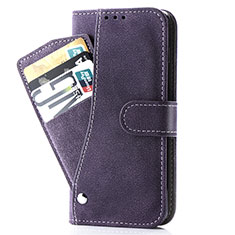 Funda de Cuero Cartera con Soporte Carcasa S06D para Samsung Galaxy S20 Ultra 5G Morado