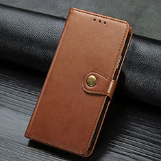 Funda de Cuero Cartera con Soporte Carcasa S07D para Google Pixel 4 XL Marron