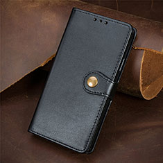 Funda de Cuero Cartera con Soporte Carcasa S07D para Nokia X20 Negro