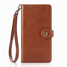 Funda de Cuero Cartera con Soporte Carcasa S07D para Xiaomi Poco X3 NFC Marron