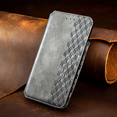 Funda de Cuero Cartera con Soporte Carcasa S08D para Samsung Galaxy S23 Plus 5G Gris