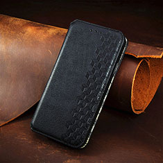 Funda de Cuero Cartera con Soporte Carcasa S09D para Xiaomi Redmi Note 10 4G Negro