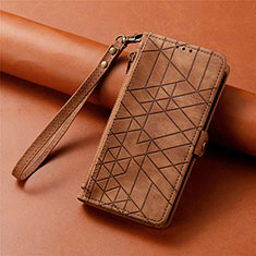 Funda de Cuero Cartera con Soporte Carcasa S17D para Samsung Galaxy S20 FE (2022) 5G Marron