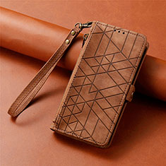 Funda de Cuero Cartera con Soporte Carcasa S18D para Nokia G400 5G Marron