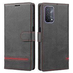 Funda de Cuero Cartera con Soporte Carcasa SY1 para OnePlus Nord N200 5G Negro