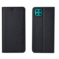 Funda de Cuero Cartera con Soporte Carcasa T01 para Huawei Nova 6 SE Negro