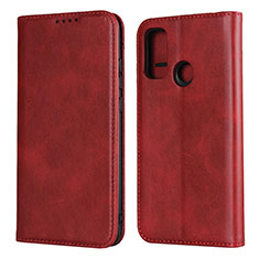 Funda de Cuero Cartera con Soporte Carcasa T01 para Huawei Nova Lite 3 Plus Rojo