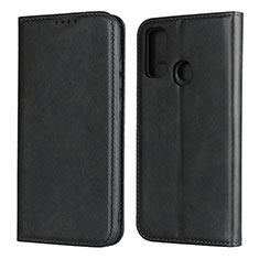 Funda de Cuero Cartera con Soporte Carcasa T01 para Huawei P Smart (2020) Negro