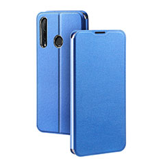 Funda de Cuero Cartera con Soporte Carcasa T01 para Huawei P Smart+ Plus (2019) Azul