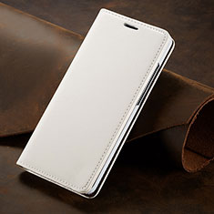 Funda de Cuero Cartera con Soporte Carcasa T01 para Huawei P30 Pro Blanco