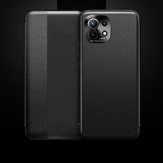 Funda de Cuero Cartera con Soporte Carcasa T01 para Xiaomi Mi 11 Lite 5G Negro