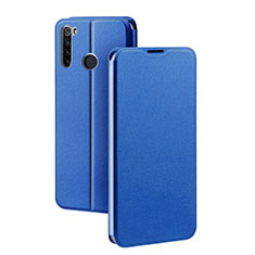 Funda de Cuero Cartera con Soporte Carcasa T01 para Xiaomi Redmi Note 8T Azul