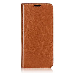 Funda de Cuero Cartera con Soporte Carcasa T02 para Oppo Find X2 Lite Naranja