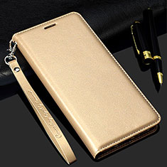 Funda de Cuero Cartera con Soporte Carcasa T02 para Samsung Galaxy S20 Ultra Oro