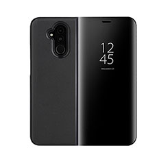 Funda de Cuero Cartera con Soporte Carcasa T03 para Huawei Mate 20 Lite Negro