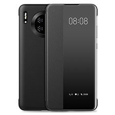 Funda de Cuero Cartera con Soporte Carcasa T03 para Huawei Mate 30 Pro 5G Negro