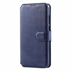 Funda de Cuero Cartera con Soporte Carcasa T03 para Huawei Nova 4e Azul