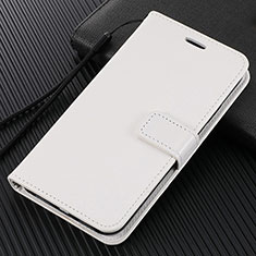 Funda de Cuero Cartera con Soporte Carcasa T03 para Huawei Nova 7 SE 5G Blanco