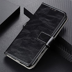 Funda de Cuero Cartera con Soporte Carcasa T03 para Oppo Reno3 Pro Negro