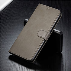 Funda de Cuero Cartera con Soporte Carcasa T03 para Samsung Galaxy A80 Gris