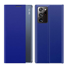 Funda de Cuero Cartera con Soporte Carcasa T03 para Samsung Galaxy Note 20 Ultra 5G Azul