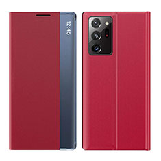 Funda de Cuero Cartera con Soporte Carcasa T03 para Samsung Galaxy Note 20 Ultra 5G Rojo