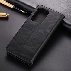 Funda de Cuero Cartera con Soporte Carcasa T03 para Samsung Galaxy S20 Plus Negro