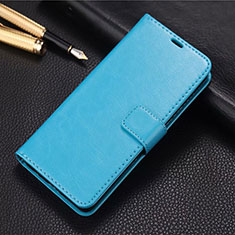 Funda de Cuero Cartera con Soporte Carcasa T03 para Xiaomi Mi A3 Azul Cielo