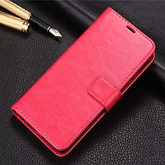 Funda de Cuero Cartera con Soporte Carcasa T03 para Xiaomi Mi A3 Rojo