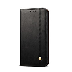 Funda de Cuero Cartera con Soporte Carcasa T03 para Xiaomi Redmi 9AT Negro