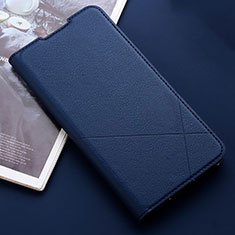 Funda de Cuero Cartera con Soporte Carcasa T03 para Xiaomi Redmi Note 8 Azul