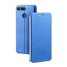 Funda de Cuero Cartera con Soporte Carcasa T04 para Huawei Honor View 20 Azul