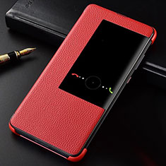 Funda de Cuero Cartera con Soporte Carcasa T04 para Huawei Mate 20 Rojo