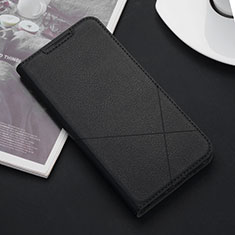 Funda de Cuero Cartera con Soporte Carcasa T04 para Huawei P20 Lite (2019) Negro