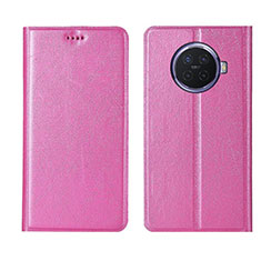 Funda de Cuero Cartera con Soporte Carcasa T04 para Oppo Ace2 Rosa