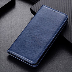 Funda de Cuero Cartera con Soporte Carcasa T04 para Oppo Reno4 Pro 5G Azul