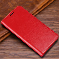 Funda de Cuero Cartera con Soporte Carcasa T04 para Samsung Galaxy S20 Ultra 5G Rojo