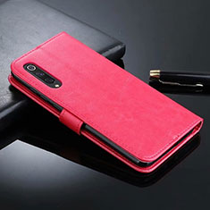 Funda de Cuero Cartera con Soporte Carcasa T04 para Xiaomi Mi A3 Rojo