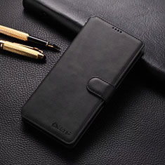 Funda de Cuero Cartera con Soporte Carcasa T04 para Xiaomi Redmi Note 8 Pro Negro