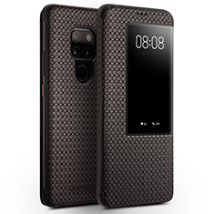 Funda de Cuero Cartera con Soporte Carcasa T05 para Huawei Mate 20 Marron