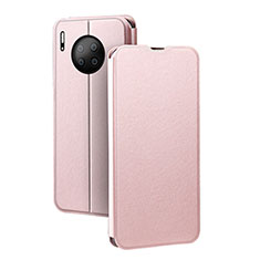 Funda de Cuero Cartera con Soporte Carcasa T05 para Huawei Mate 30 Oro Rosa