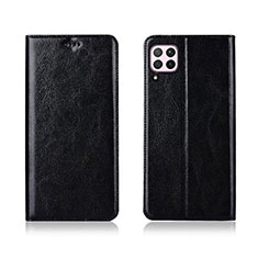 Funda de Cuero Cartera con Soporte Carcasa T05 para Huawei Nova 7i Negro