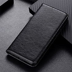 Funda de Cuero Cartera con Soporte Carcasa T05 para Oppo Find X2 Neo Negro